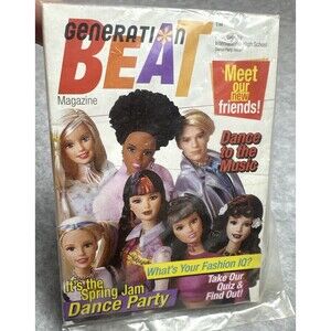 Mattel Barbie Doll '99 Generation Beat Mini Magazine 4.25 inches by 3 inches NOS